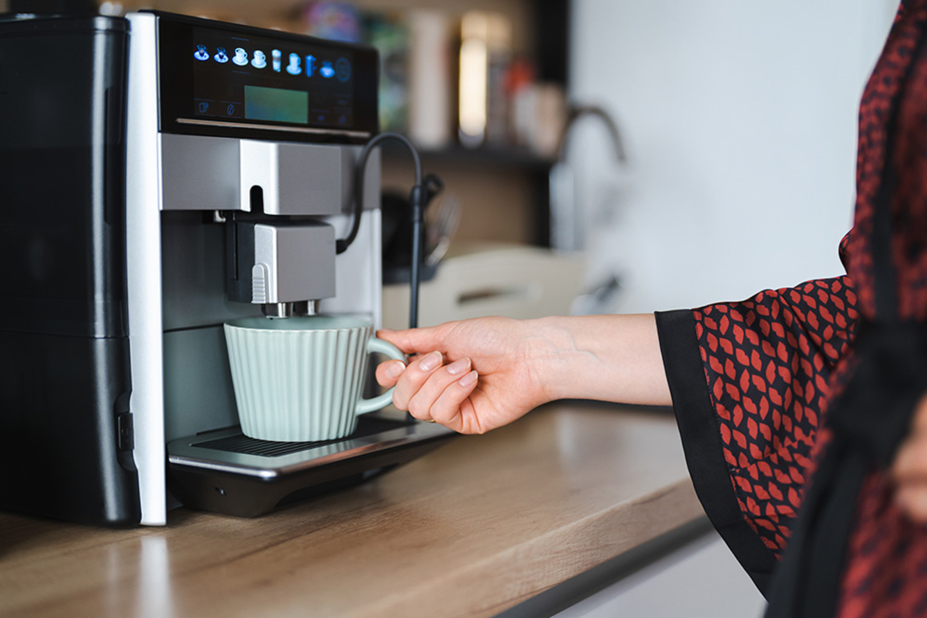 Kaffee­maschinen bei Mario & Fritz Klees Elektroinstallations GmbH in Wiesbaden